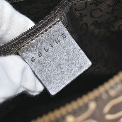 Celine Shoulder Bag Macadam Pattern Brown 83ka654