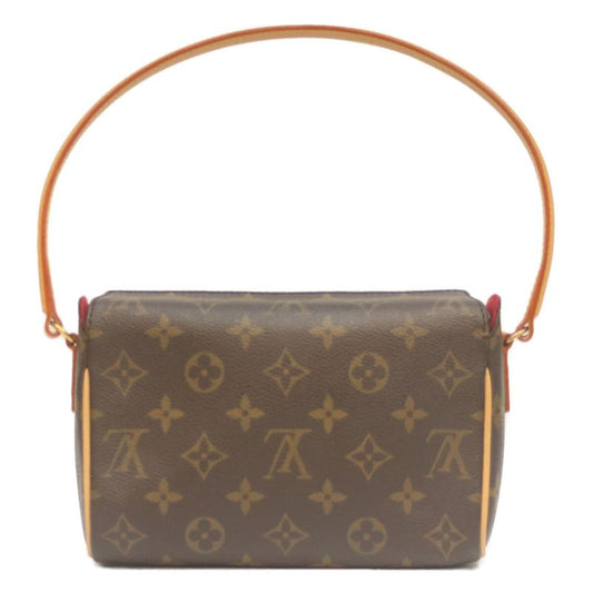 Louis Vuitton 03 M51900 Monogram Recital Handbag Shoulder Bag Brown Women