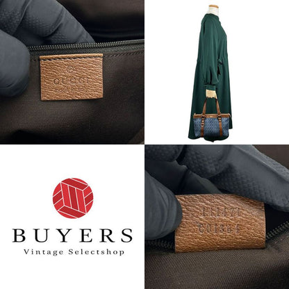 Gucci Handbag 141471 Interlocking Denim Blue Casual Mini Hand Ladies Women Gucci