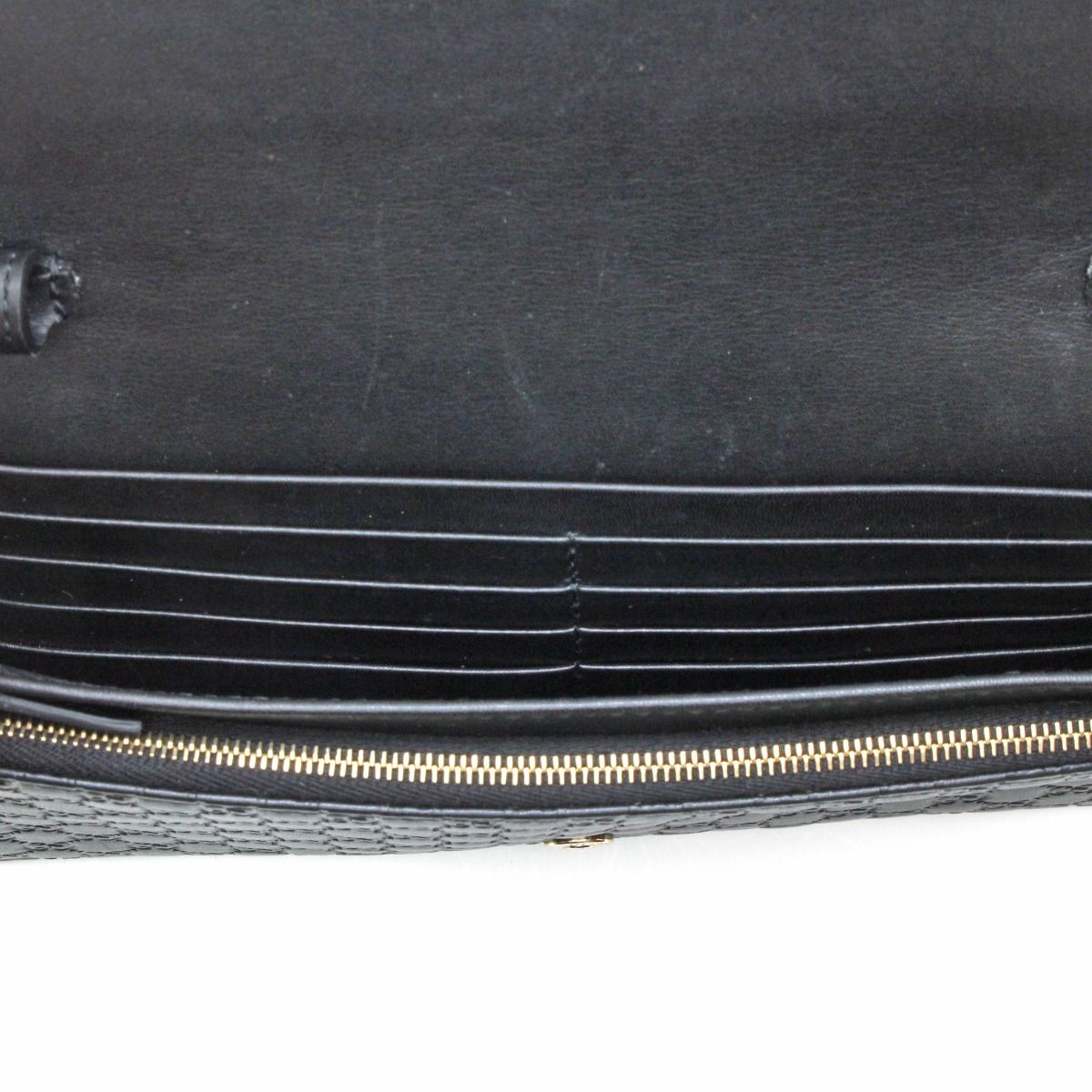 Gucci Micro Gucci Shoulder Wallet 466507 Black