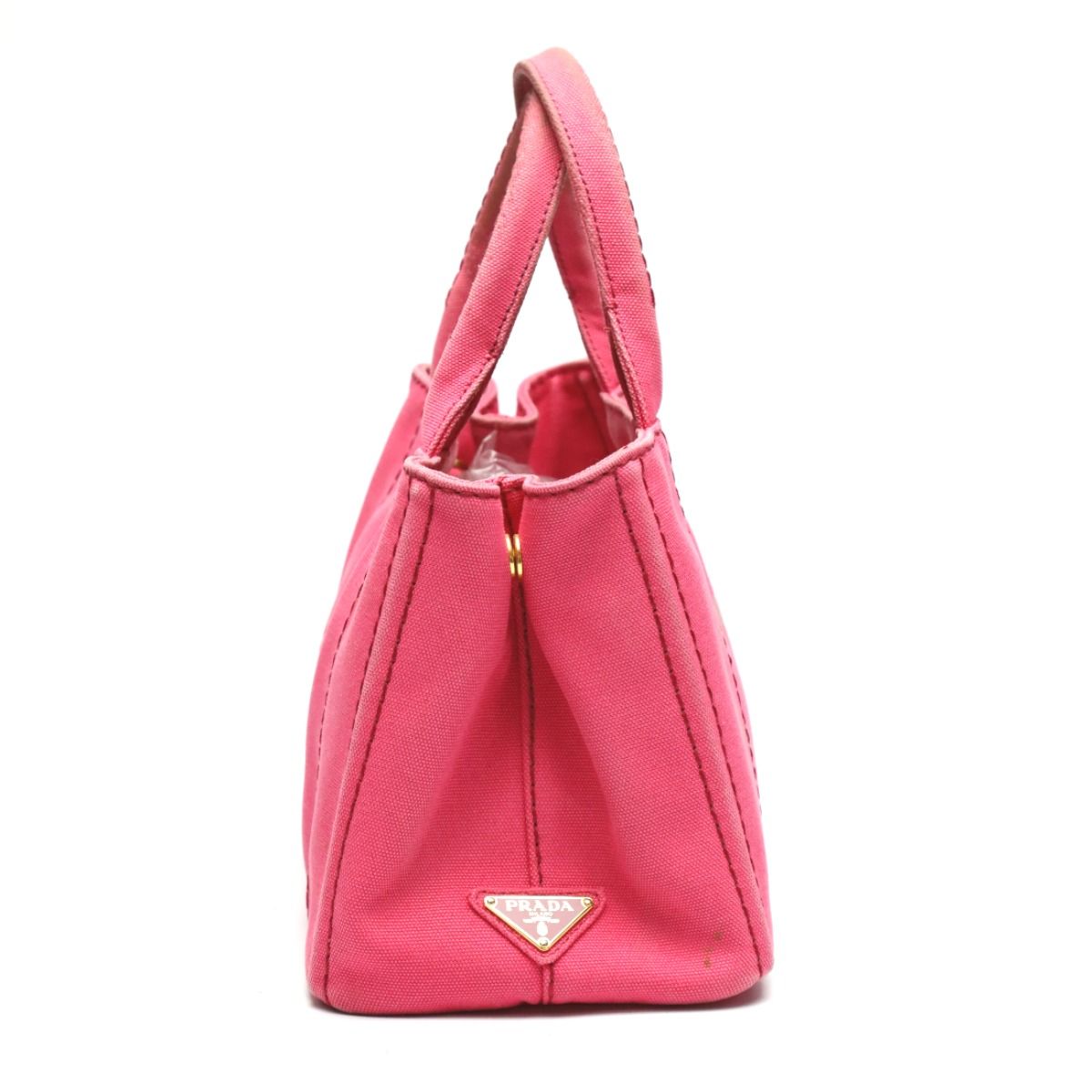Prada 1 Bg439 Canapa Handbag Mini Tote Bag Pink