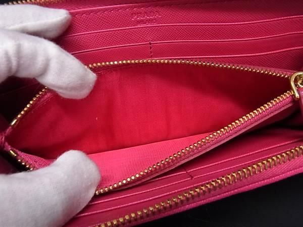 Prada 1m1183 Tessuto Nylon Quilted L-shaped Zipper Long Wallet