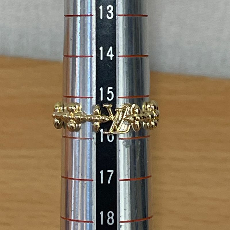 Louis Vuitton M1438l Baby Louis Ring #15.5 A25-2895