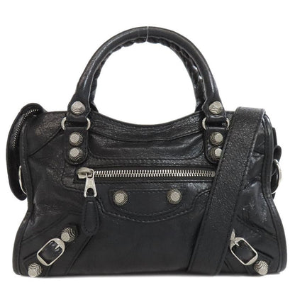 Balenciaga 519938 Mini City 2WAY Handbag Calf Women