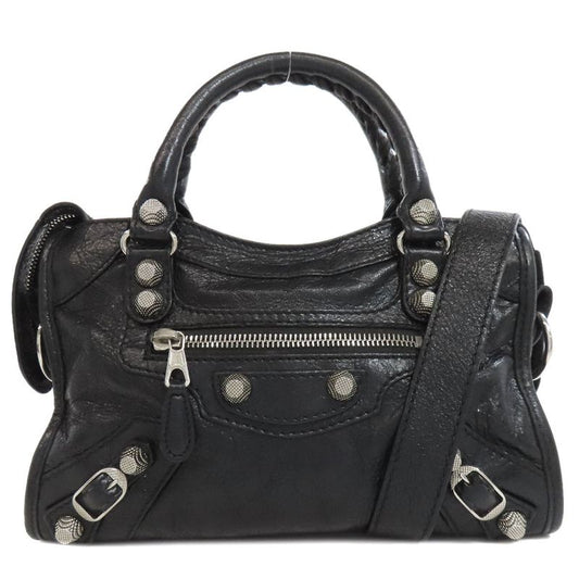 Balenciaga 519938 Mini City 2WAY Handbag Calf Women