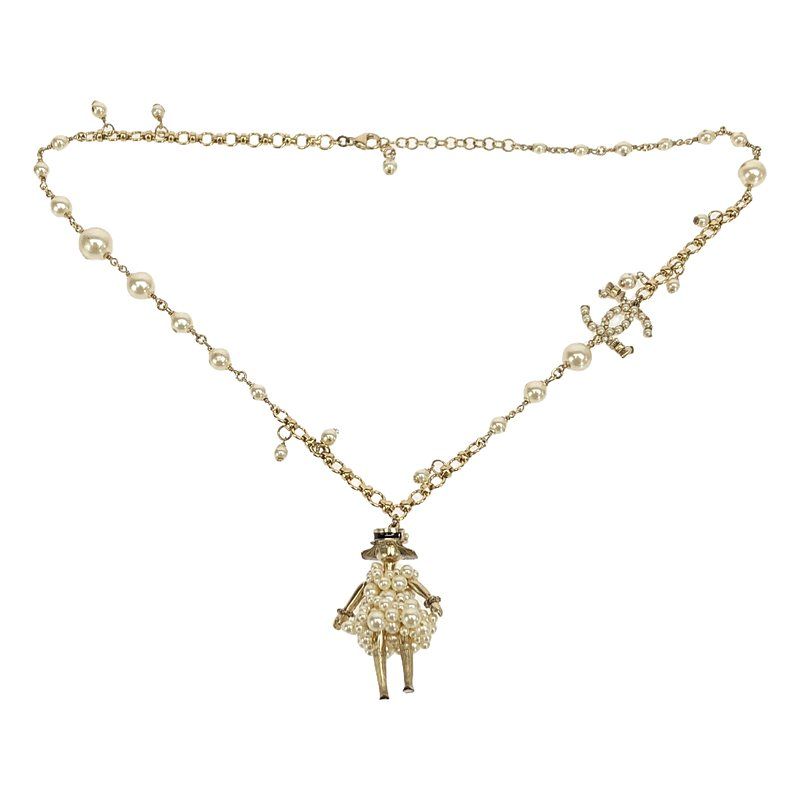 Chanel | 2015spring Collection 15P Coco Mark Mademoiselle Pearl Dress Doll