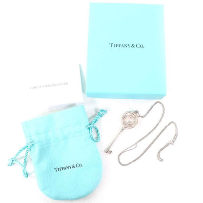 Tiffany & Co Atlas Key Necklace Sv925 Key Pendant Accessory Silver With Box And