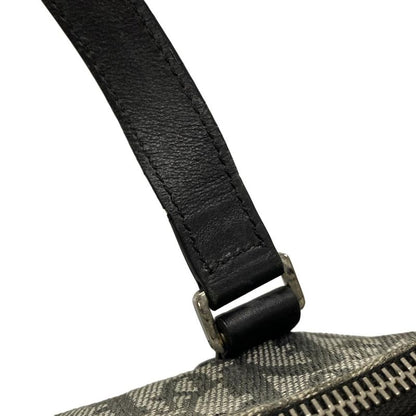 Dior/christian Dior Handbag Trotter Gray And Black Leather
