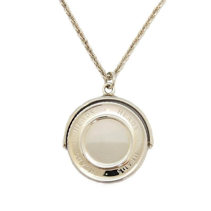 Tiffany & Co Tiffany & Co Heads TAIL Coin Medal Necklace Sv925 166g Silver 2003