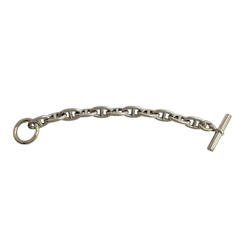 Hermes Chaine D'ancre GM 11 Pieces Silver 925 Chain Bracelet Bangle Accessory