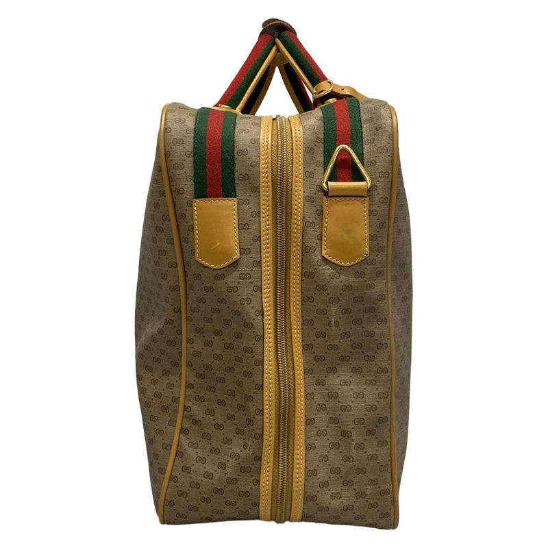 Gucci Boston Bag Old Guccisherry 1239 Beige X Light Brown X Multi Leather