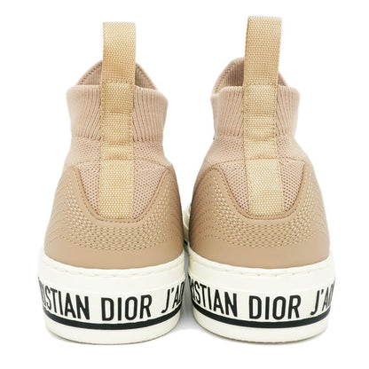 Dior Sneakers Size 37 1 2 High Cut Lace Logo Women's Shoes