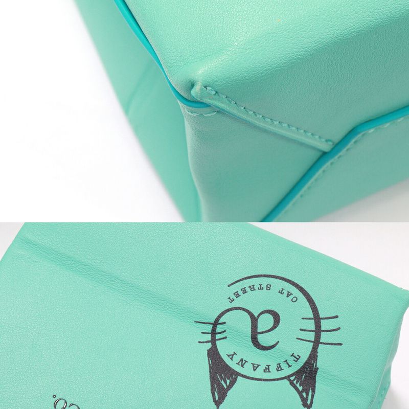 Tiffany & Co Handbag Shoulder Bag Cat Street Mini Shopping 2 Way Bag Calf
