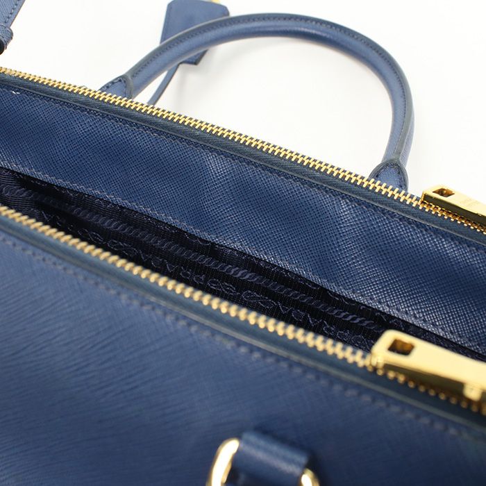 Prada 2WAY Galleria 1ba863 NZV F0016 Tote Bag Saffiano Leather Women