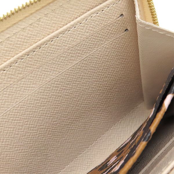 Louis Vuitton Coin Case Zippy Coin Purse Monogram Canvas Cream Gold Hardware