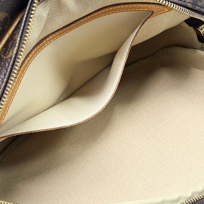 Louis Vuitton Shoulder Bag Reporter PM Monogram Leather Brown