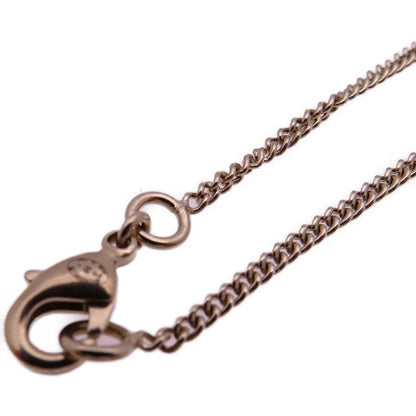 Chanel Coco Mark Faux Pearl B15V Necklace Rhinestone Metal Gold 1483 Chanel