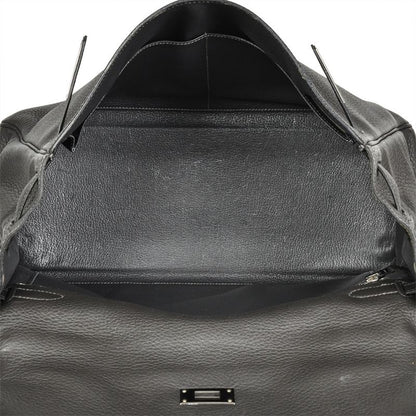Hermes Kelly 35 Handbag Togo Engraved □H Graphite Internal Stitching