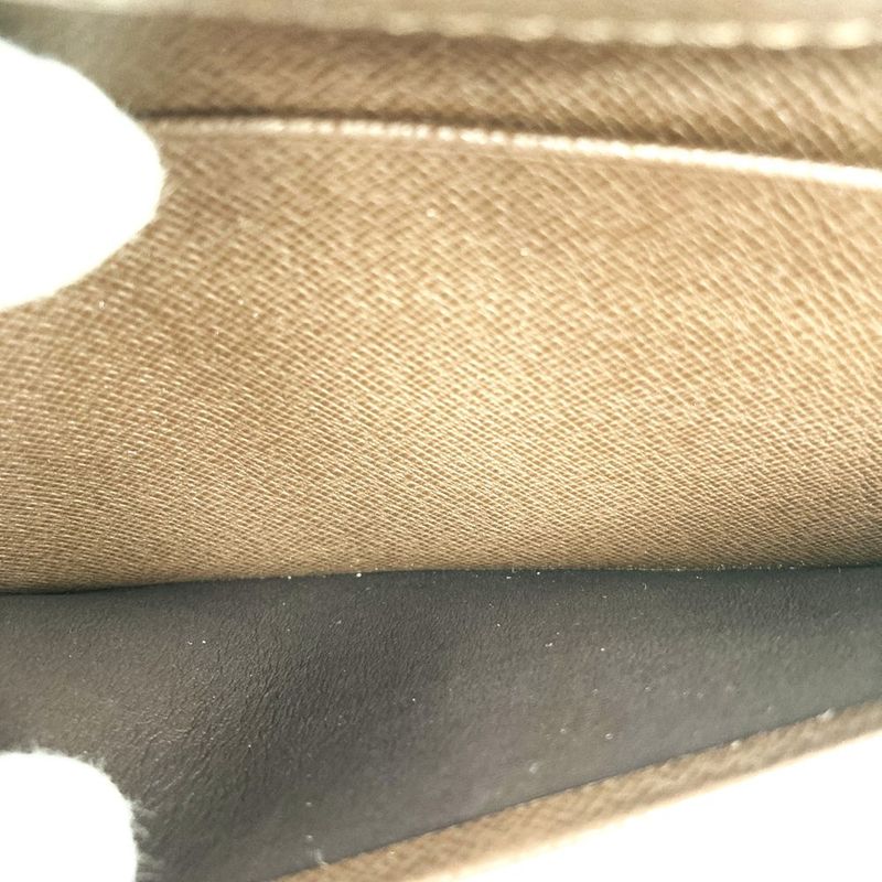 Louis Vuitton Porte Cult Cles Di N60825 Wallet Damier Brown Long Wallet Ladies