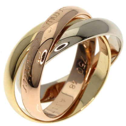 Cartier Trinity #48 Ring 18K Yellow Gold 18K White Gold 18K Pink Gold Ladies