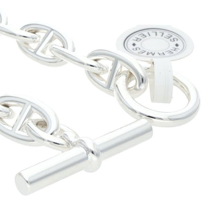 Hermes Chaine D'ancre TGM Chaine D'ancre TGM Silver Bracelet Men's 12link