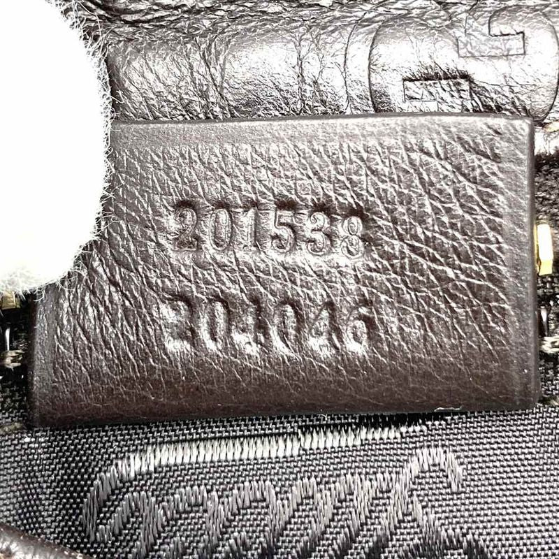 Gucci 201538 Shoulder Bag Guccissima Light Shape Small Leather Brown Crossbody