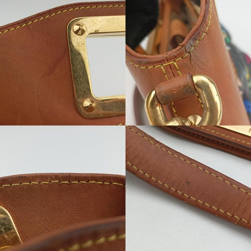 Louis Vuitton Judy PM Noir Black Monogram Multicolor M40258 Th5019