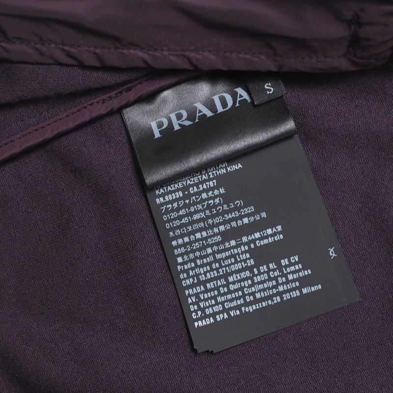 Prada Sports Prada Sports Hoodie Size S Zip Up Velour Logo Plate Made In