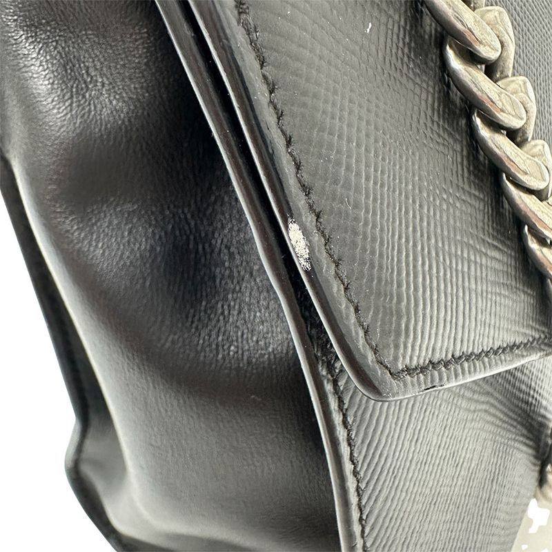Prada Bag Women's Brand Shoulder Bag Leather Chain Shoulder Black Mini Bag