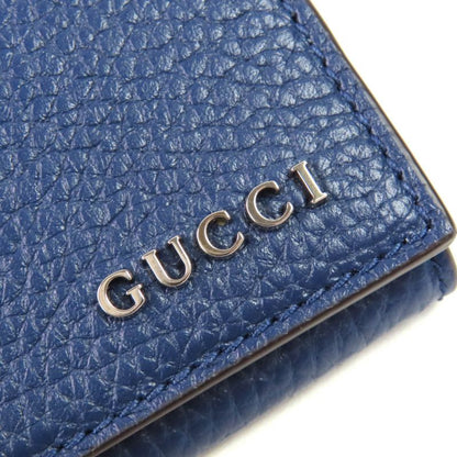 Gucci 771160 Logo Hardware Leather Coin Case Coin Purse Compact Wallet Current