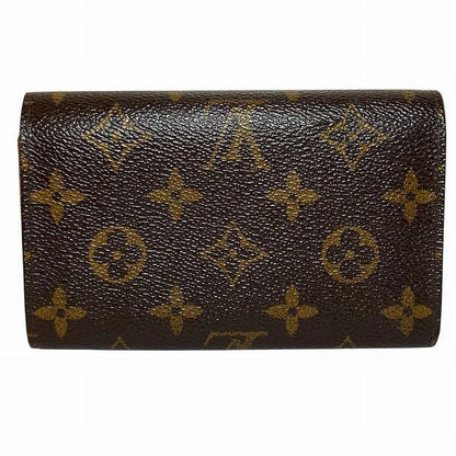 Louis Vuitton Monogram Portefeuille Tresor M61736 Bifold Wallet Unisex