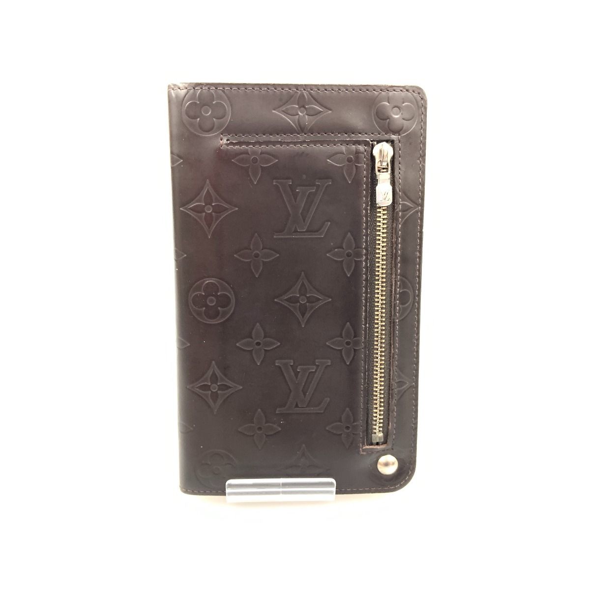 Louis Vuitton Monogram Glace Hoist Long Wallet M66450 Brown