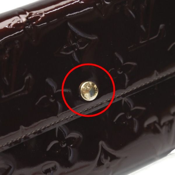 Louis Vuitton M93524 Vernis Long Wallet With Two-fold Zipper Portefeuille Sarah