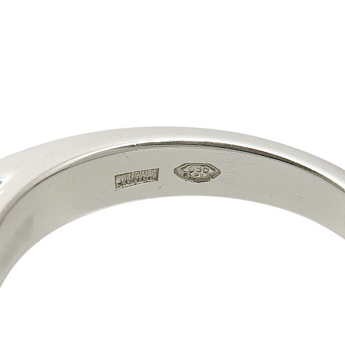 Bvlgari Marie-marie Solitaire Diamond Ring Pt950 Platinum Diamond 0.39ct #6