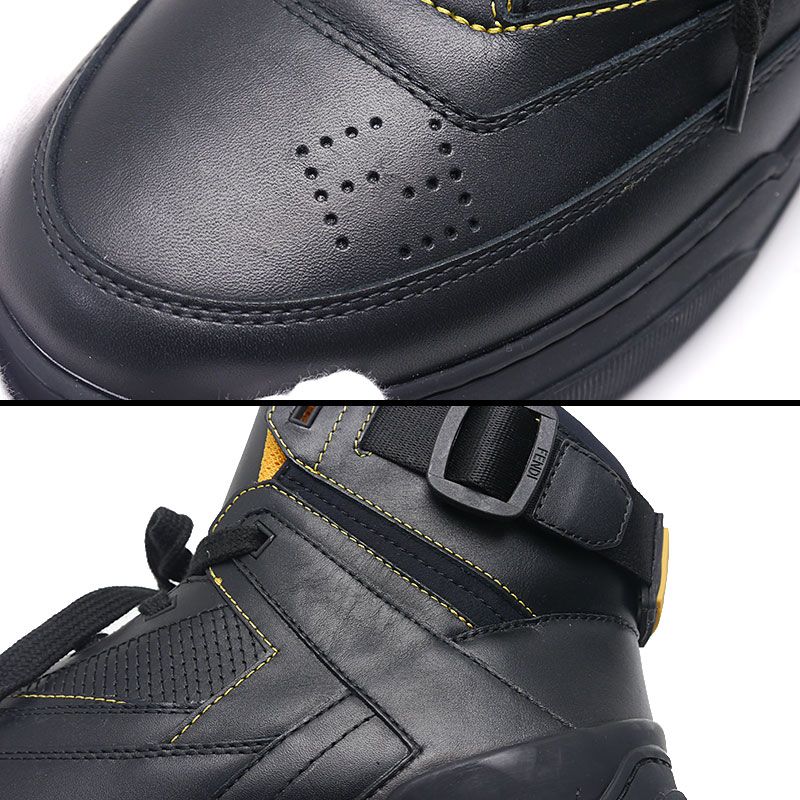 Fendi High Cut Sneakers Black Size 8