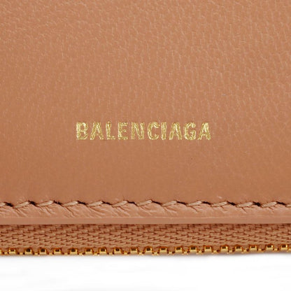 Balenciaga Bifold Wallet Envelope Beige