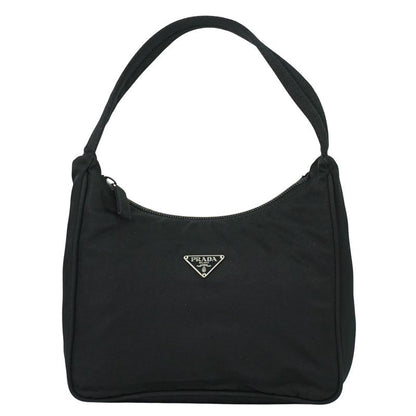 Authentic Prada Nylon Handbag Pouch Black Bag Pre-owned [follow-up Discount