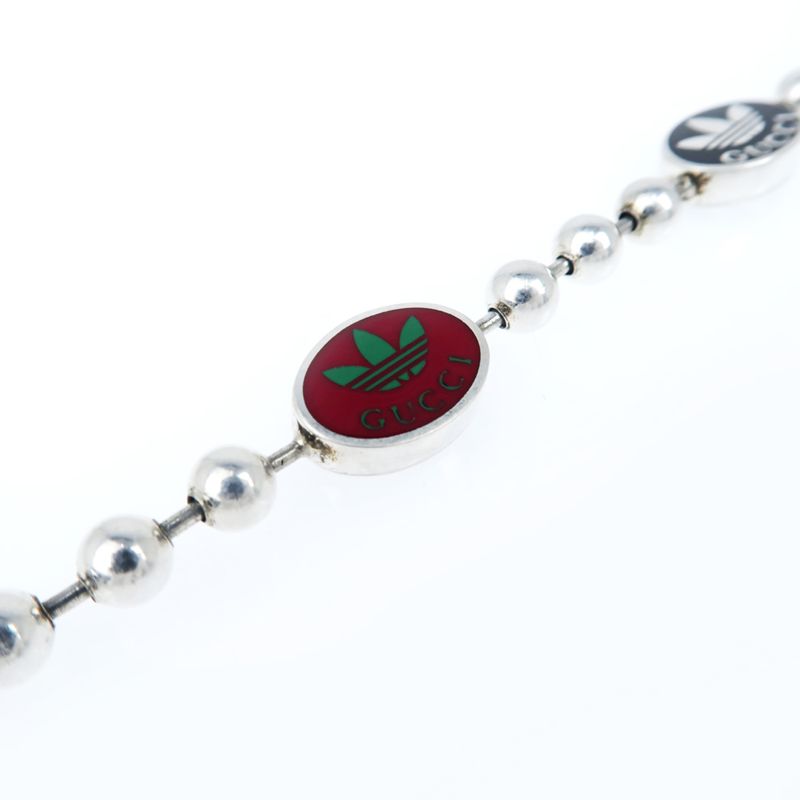 Gucci Adidas Collaboration Bracelet Ball Chain 18 Ag925 Multicolor