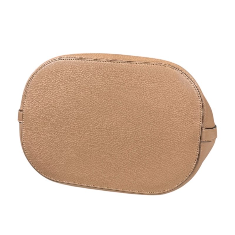 Gucci Bamboo Shoulder Bag Leather 387613 Beige Ladies Gucci  Gucci