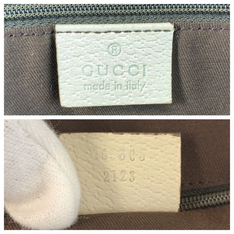 Gucci Princy Sherry Line Beige GG Canvas 163805 Tote Bag Shoulder Bag Women