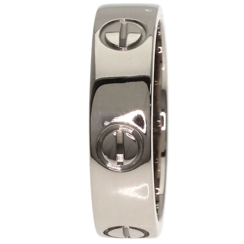 Cartier Love Ring #56 Ring - 18K White Gold Ladies
