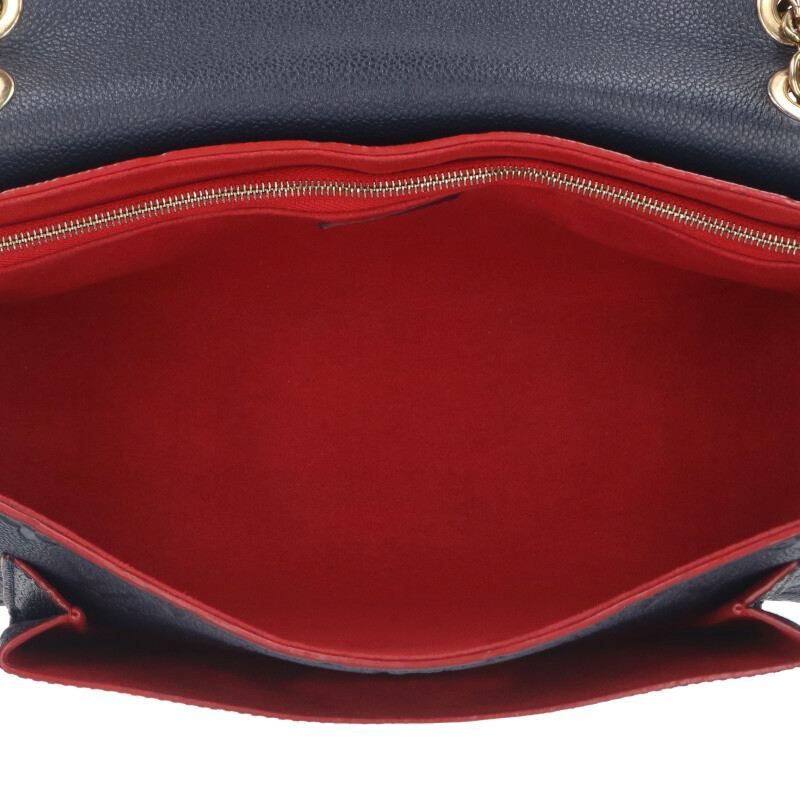 Louis Vuitton M52271 Vavin PM Monogram Empreinte Marine Rouge Shoulder Bag