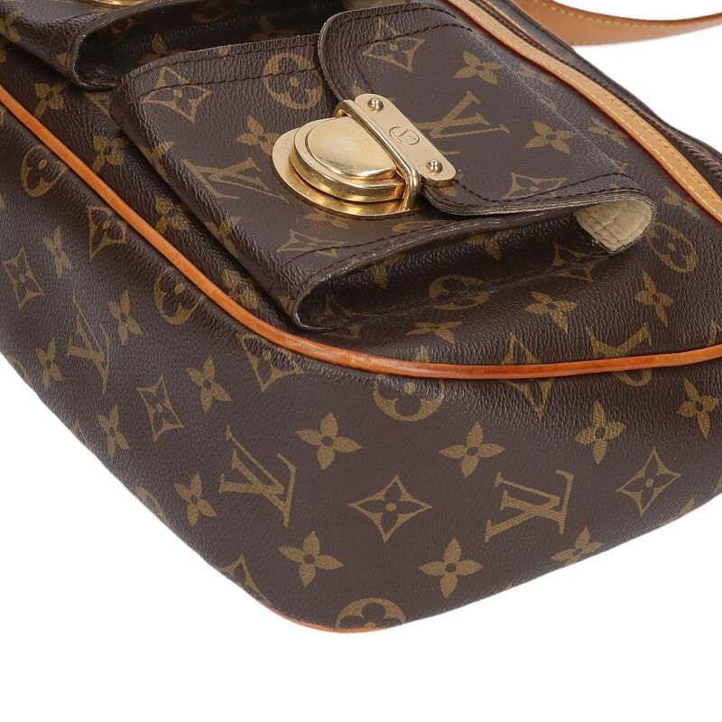 Louis Vuitton M40045 Hudson GM Monogram Shoulder Bag Women GM