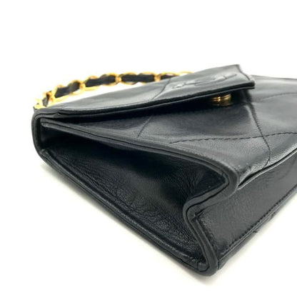 Chanel Chain Hand Bag CC Logo Black