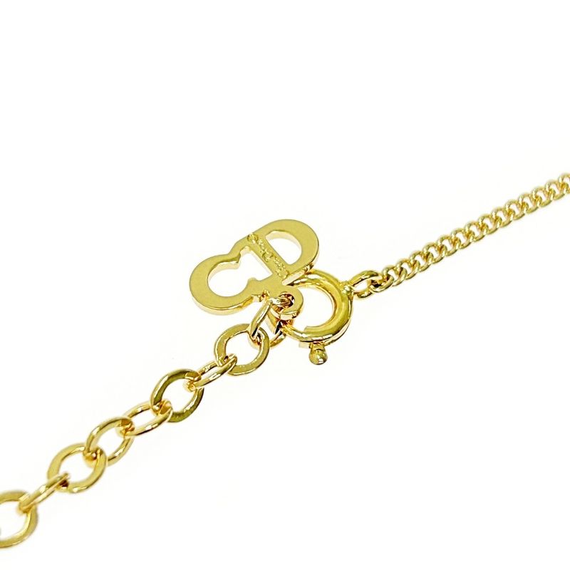 Christian Dior GP CD Logo Oval Necklace Women's 331715 Necklace