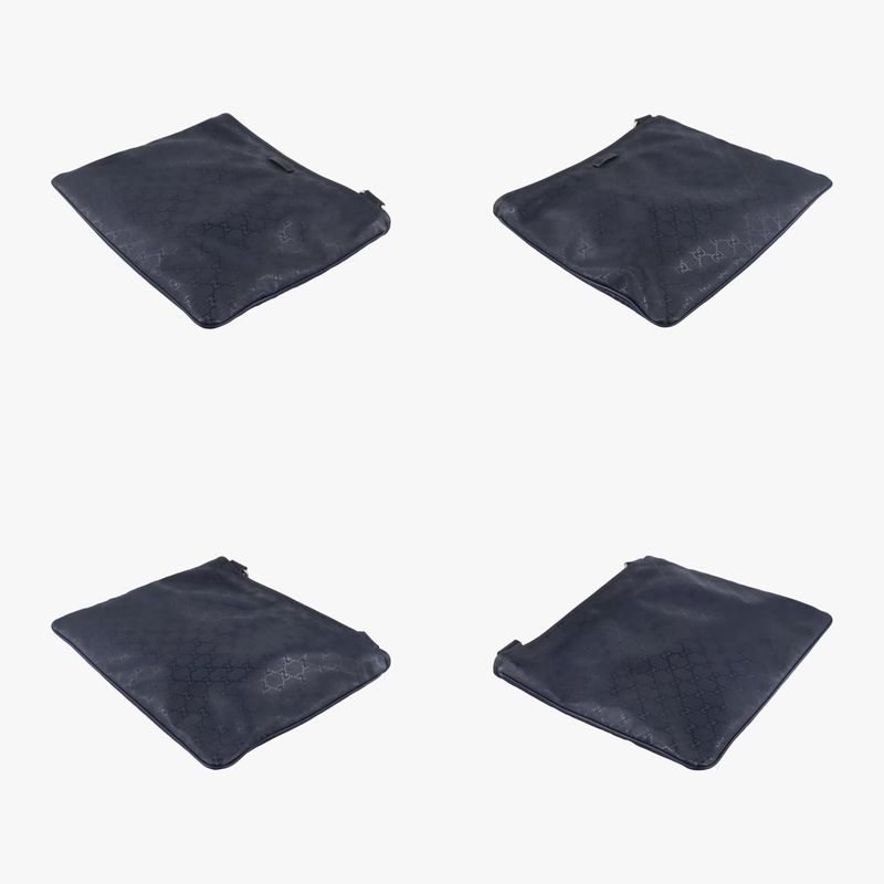 Gucci Imprime Messenger Navy PVC Coated Canvas 201446 Unknown Make Number