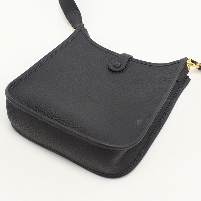 Hermes Evelyn TPM Crossbody Shoulder Bag Taurillon Clemence Engraved W Ladies
