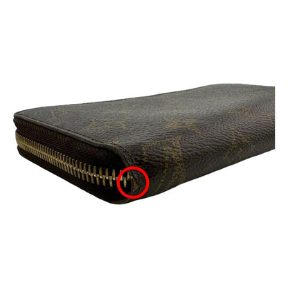 Louis Vuitton M60017 Monogram Zippy Wallet Round Zipper Long Wallet Louis