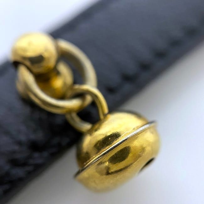 Prada Bracelet Black Excellent Condition Rare Leather GP Preowned Prada