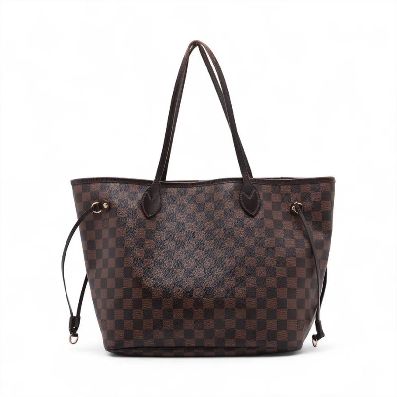 Louis Vuitton Damier Neverfull MM M51105 Leather Tote Bag Shoulder Hand A4